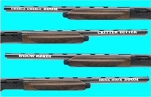 Custom Gun Barrel Decal - Shotgun Barrel Decal